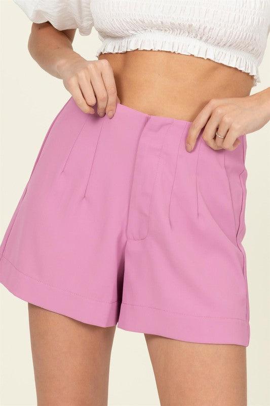 high waist shorts - RK Collections Boutique