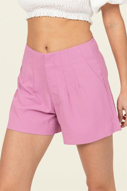 high waist shorts - RK Collections Boutique