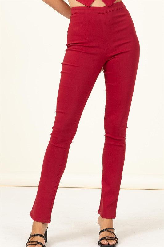 stretch high waist skinny pants - RK Collections Boutique