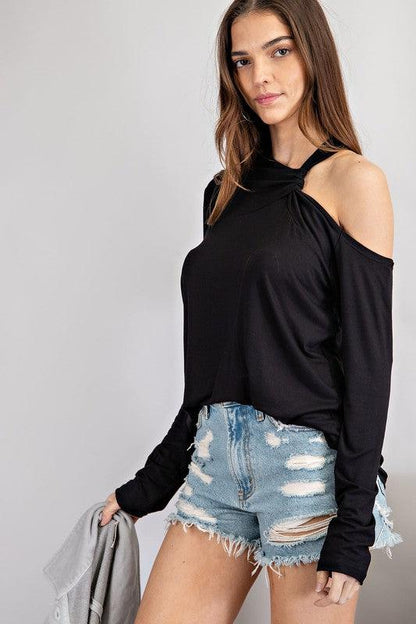 PLUS Goddess Aura One Shoulder Top - RK Collections Boutique