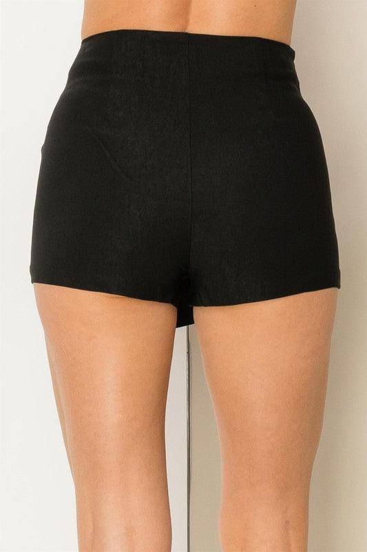 high waist wrap front skort - RK Collections Boutique