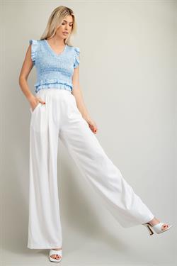 High Waist Wide Leg Pants - RK Collections Boutique