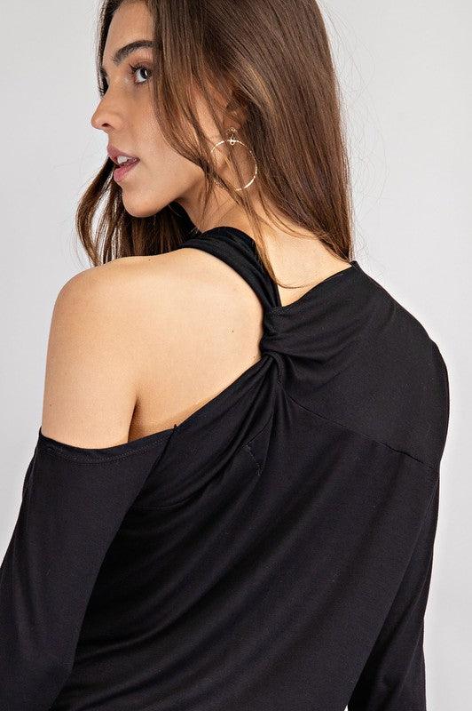 PLUS Goddess Aura One Shoulder Top - RK Collections Boutique