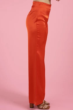 satin flare leg pants - RK Collections Boutique