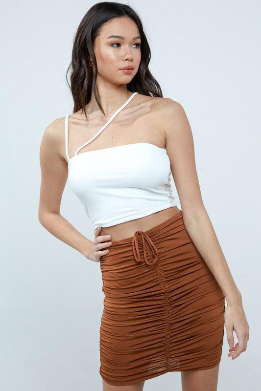 asymmetric strap crop top-Tops-Sleeveless-Blue Blush-RK Collections Boutique