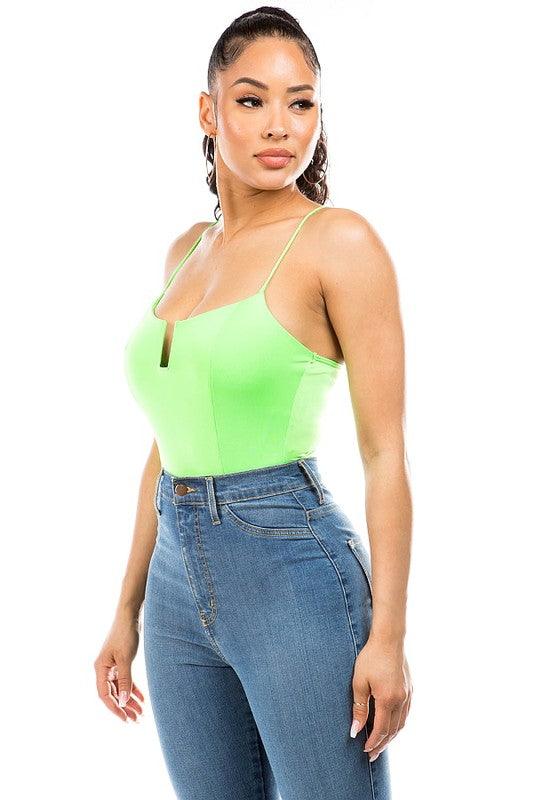 camisole cutout bodysuit-Tops-Bodysuit-DAY G-RK Collections Boutique