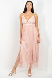 Tulle Mesh Maxi Dress - RK Collections Boutique