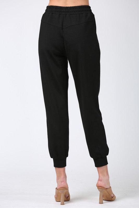 faux leather jogger pants - RK Collections Boutique