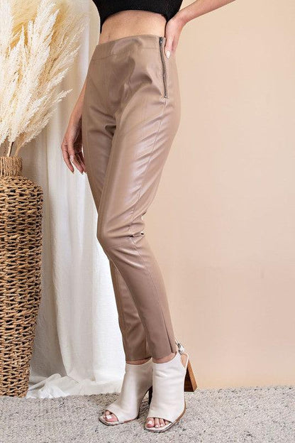 faux leather skinny pant - RK Collections Boutique