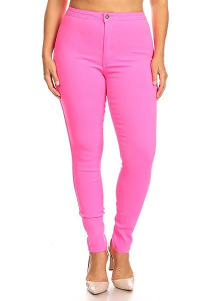 GP2101 PLUS high waist stretch skinny jeans - RK Collections Boutique