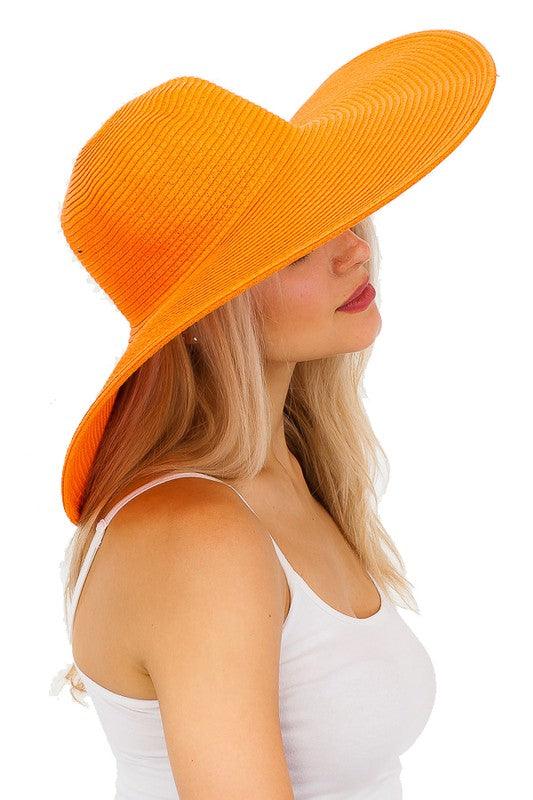 Large straw sun hat-Accessory:Hat-Cap Zone-RK Collections Boutique