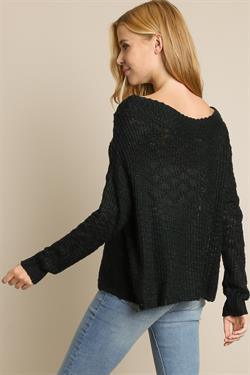 Off Shoulder Sweater Top-Tops-Sweater-L Love-RK Collections Boutique