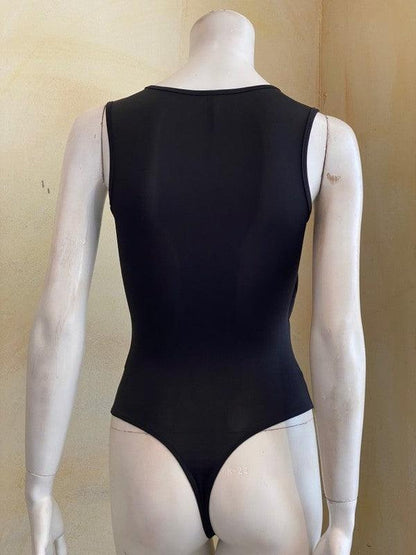 sleeveless wrap bodysuit-Tops-Bodysuit-Shelly Clothing-RK Collections Boutique