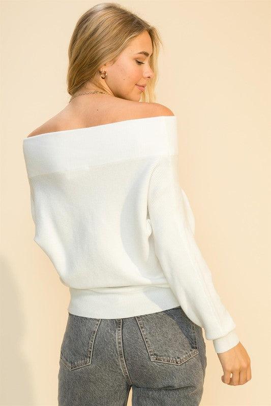 the softest off the shoulder sweater - RK Collections Boutique