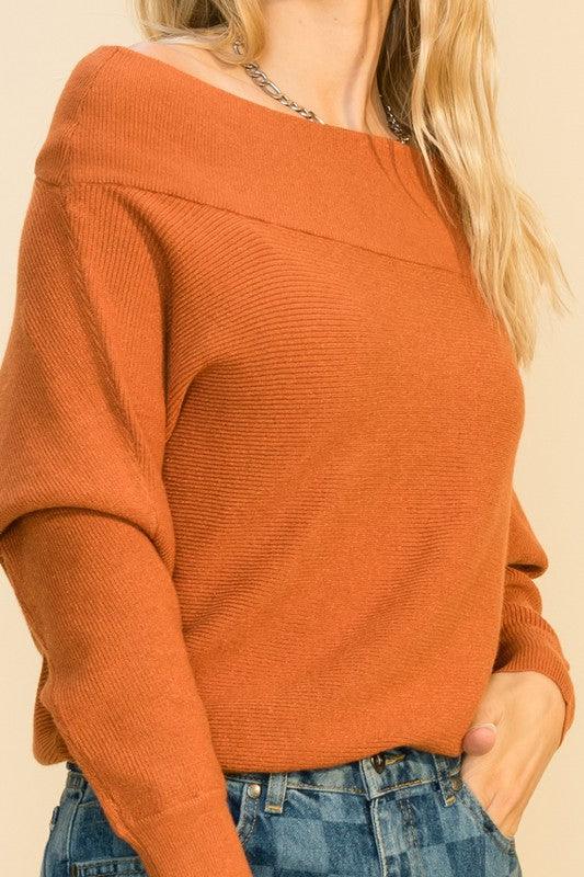 the softest off the shoulder sweater - RK Collections Boutique