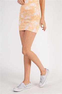 Tie-Dye Print Knit Mini Skirt-Skirts-Glam-RK Collections Boutique