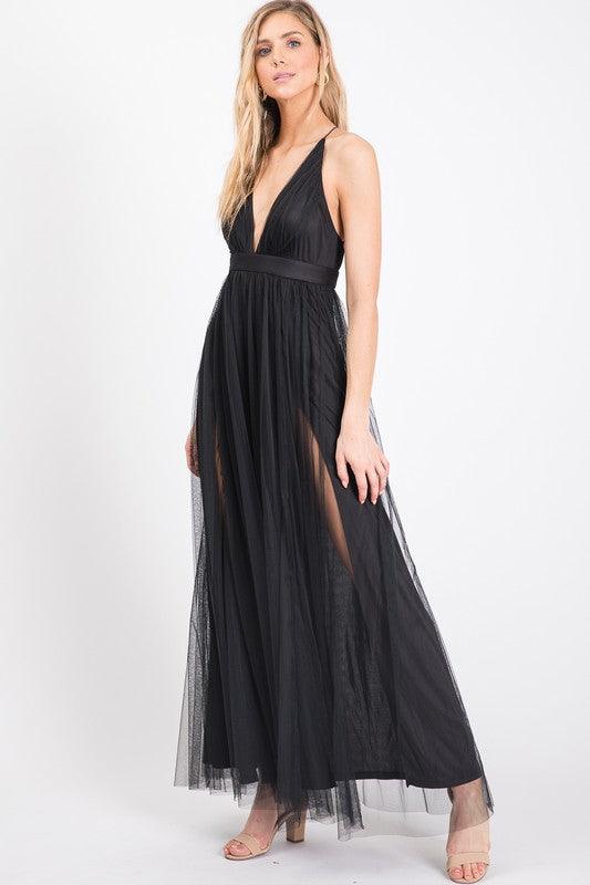 Tulle maxi dress-Dress-Maxi-The Vintage Shop-RK Collections Boutique