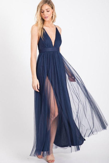 Tulle maxi dress-Dress-Maxi-The Vintage Shop-RK Collections Boutique