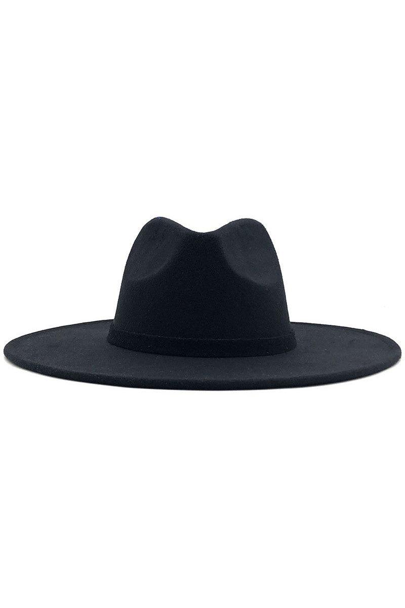 wide brim belt buckle band panama hat - RK Collections Boutique